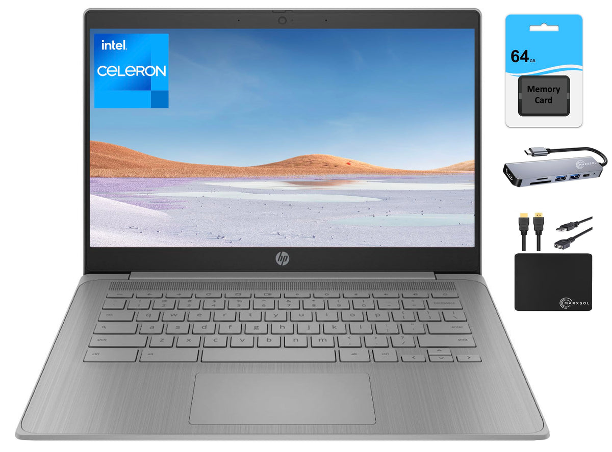 14" HD Chromebook Intel Celeron N4120 4GB RAM 128GB Storage B172
