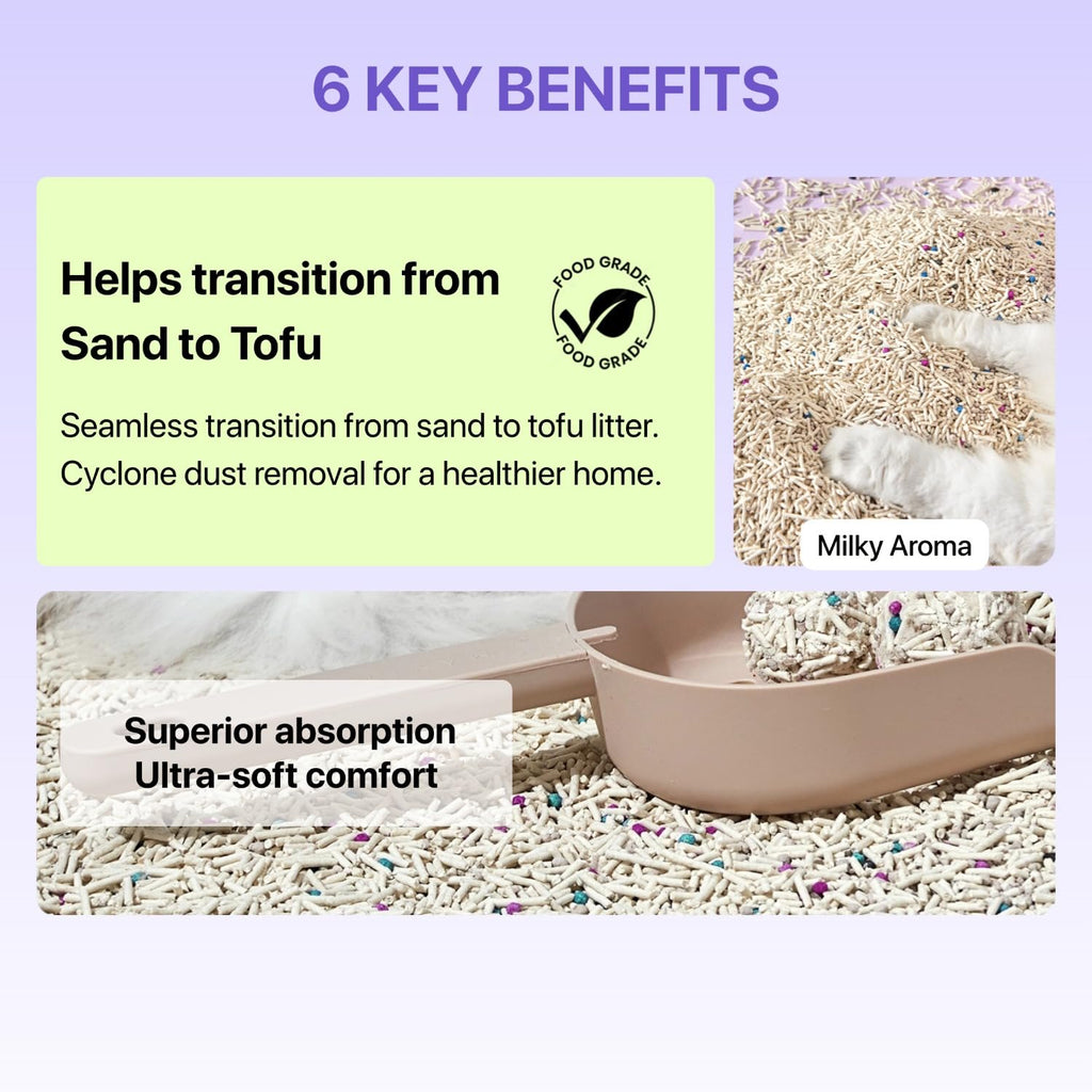 Mixed Tofu Cat Litter 5.5Lb 4 Pack P340363