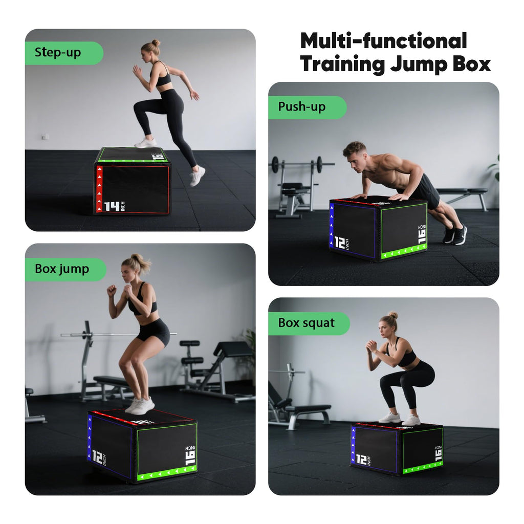 3 in 1 Foam Plyometric Jump Box K694