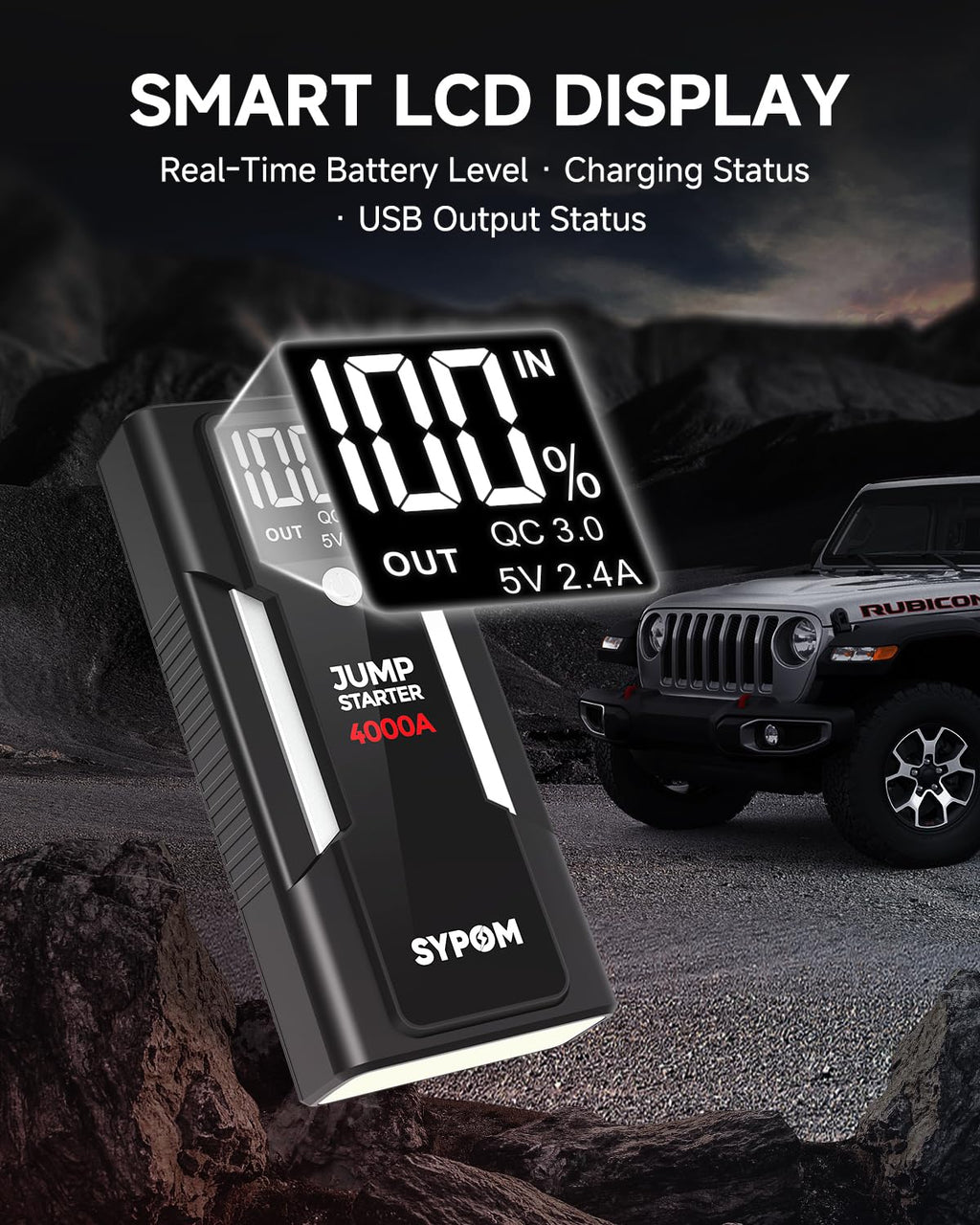 12V Portable Car Jump Starter Power Pack T239