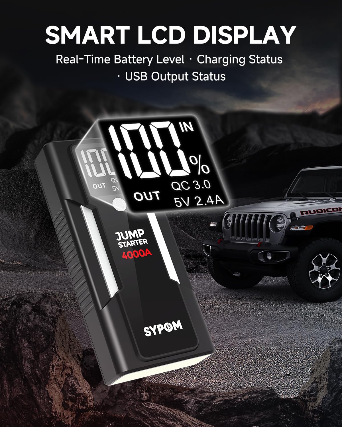 12V Portable Car Jump Starter Power Pack T239