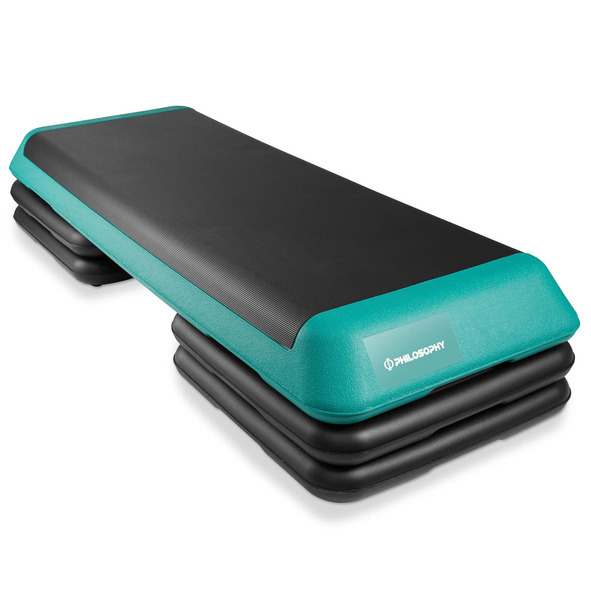 Adjustable Aerobic Exercise Step Platform with 4 Risers Y565117