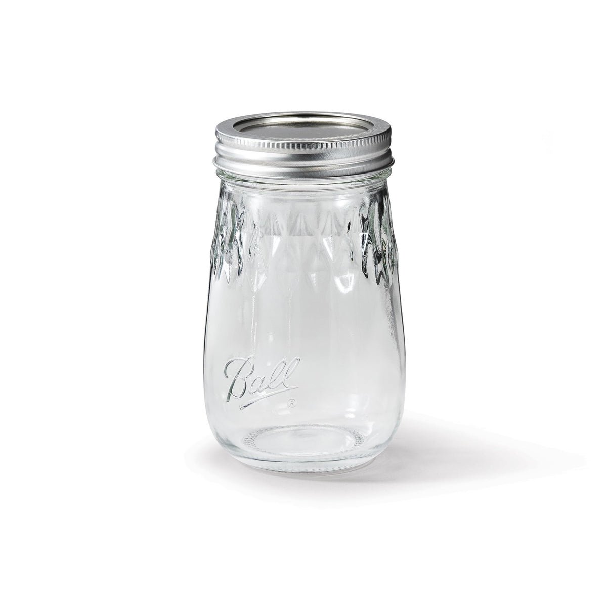 Glass Mason Jar Regular Mouth Pint Size 16 OZ Pack of 8 V6068