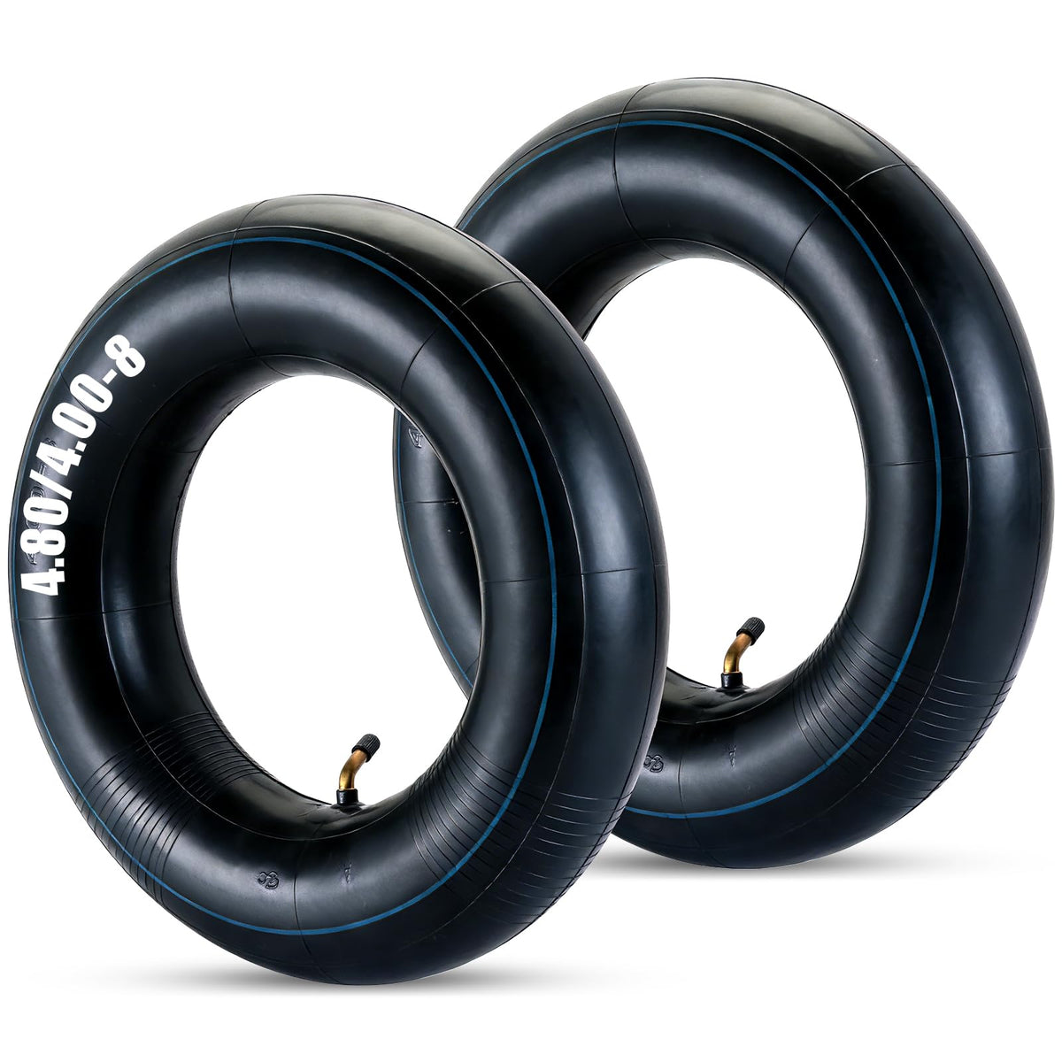 2Pcs 4.80/4.00-8 Inner Tubes with TR-87 Valve Stem Y121