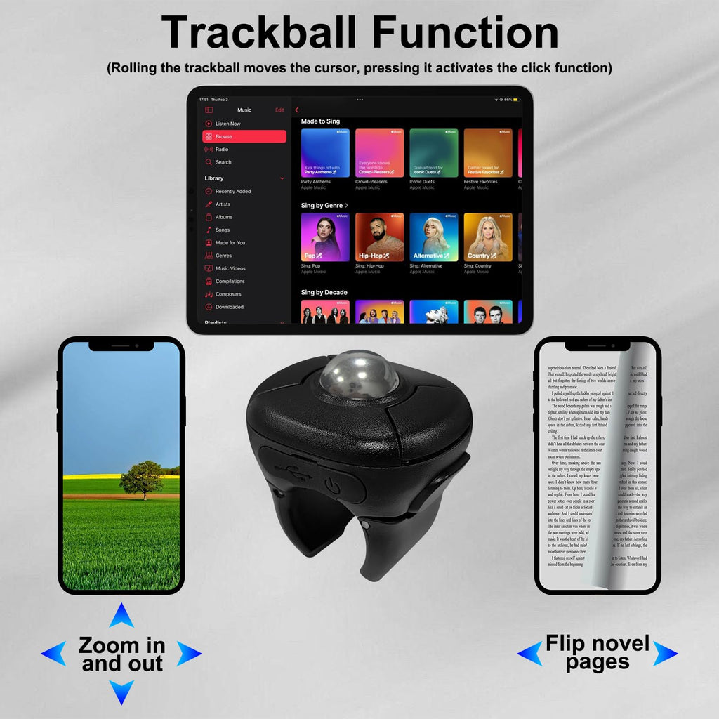 Wireless Trackball Mouse W4286