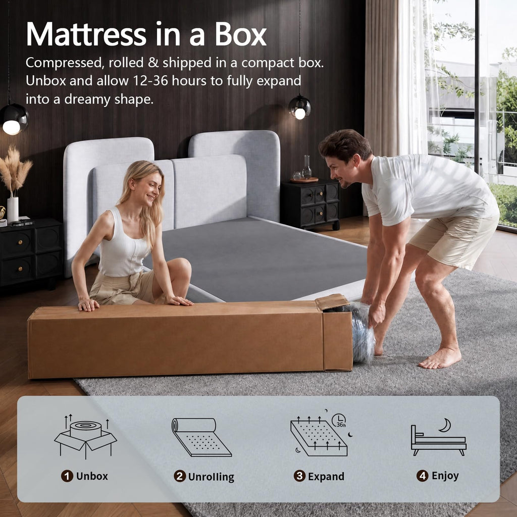12 Inch Full Hybrid Mattress with Pocket Springs & Cooling Memory Foam C36427