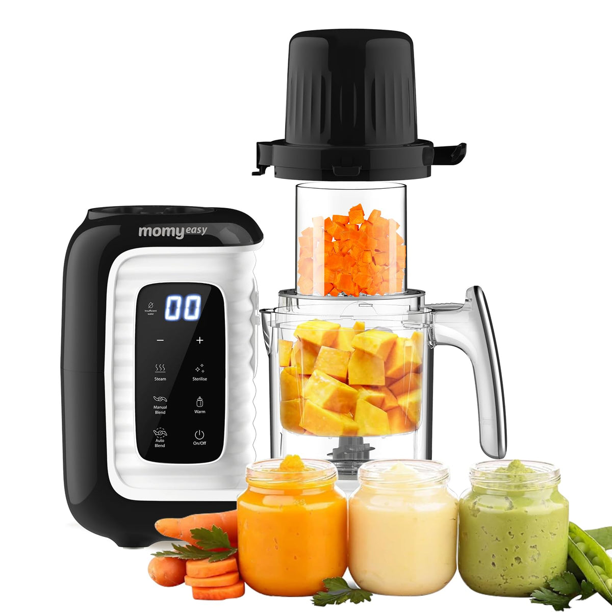 Baby Food Maker with Dual-Layer Steam Basket E8530