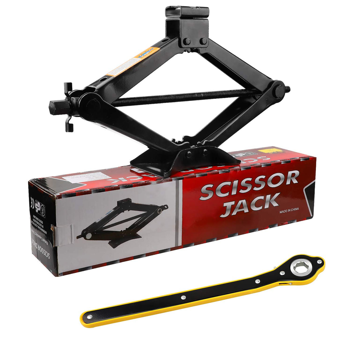 2 Ton Scissor Jack with Ratchet Handle R869