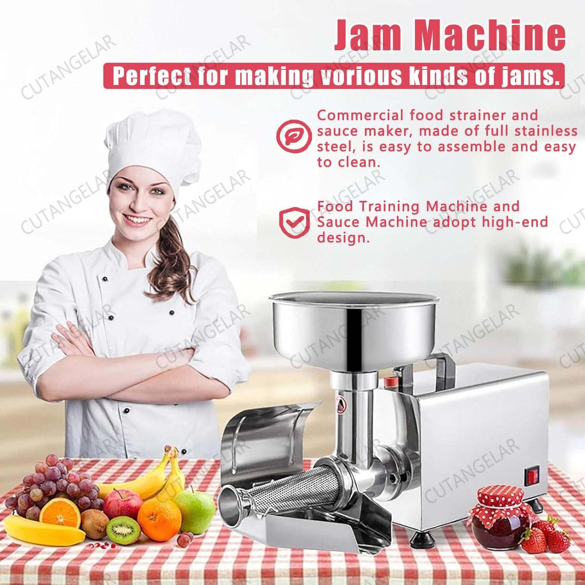450 Watt Stainless Steel Jam Maker W6440