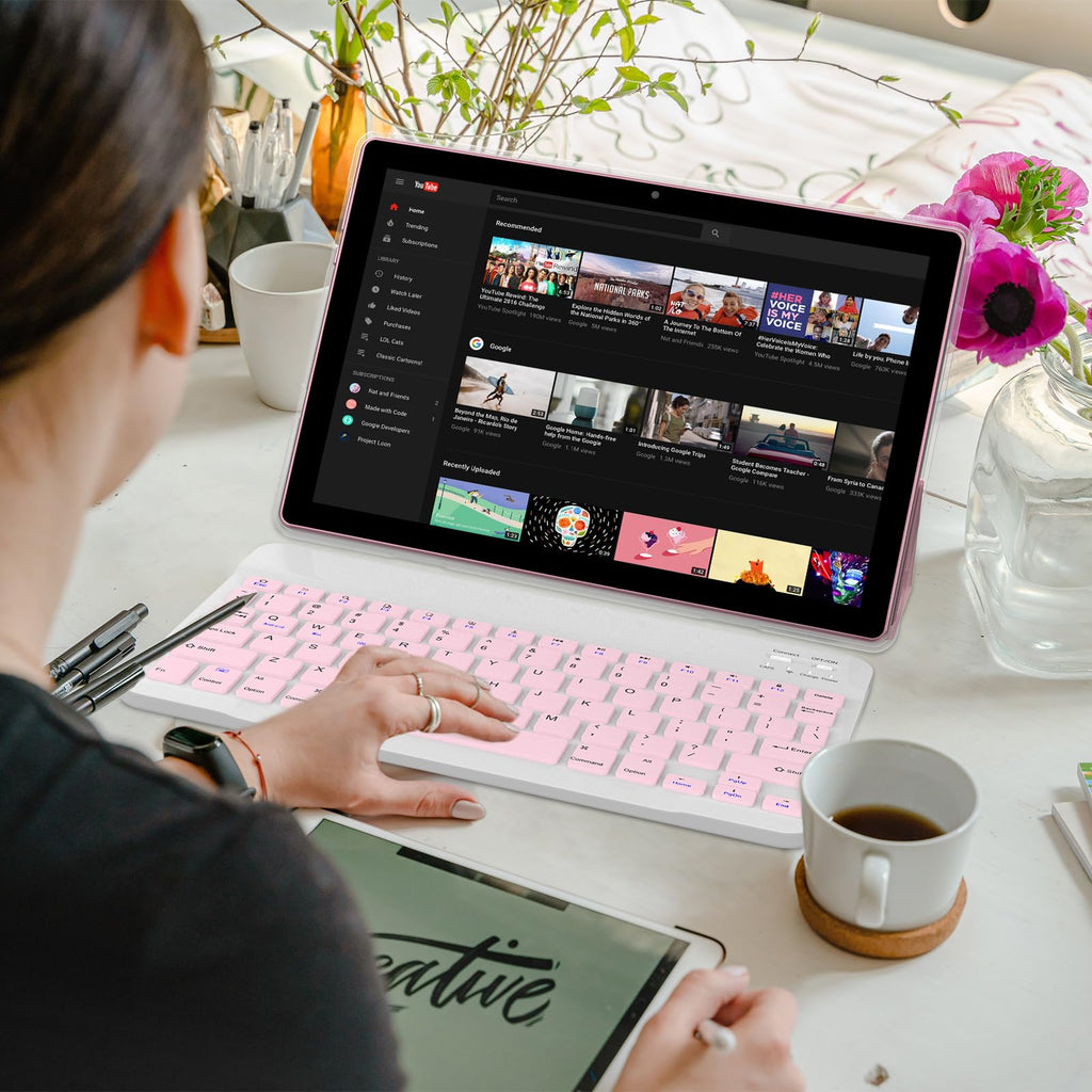 10 inch 2 in 1 Tablet with Keyboard D59537