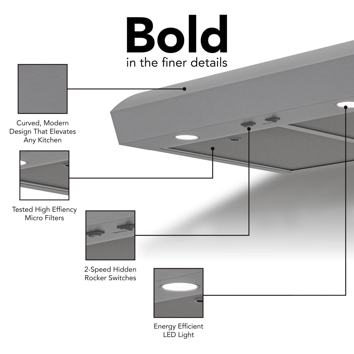 30-Inch Stainless Steel Under Cabinet Range Hood R652817
