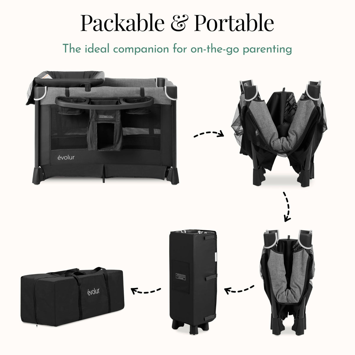 Portable Playard with Bassinet & Changing Table L681255