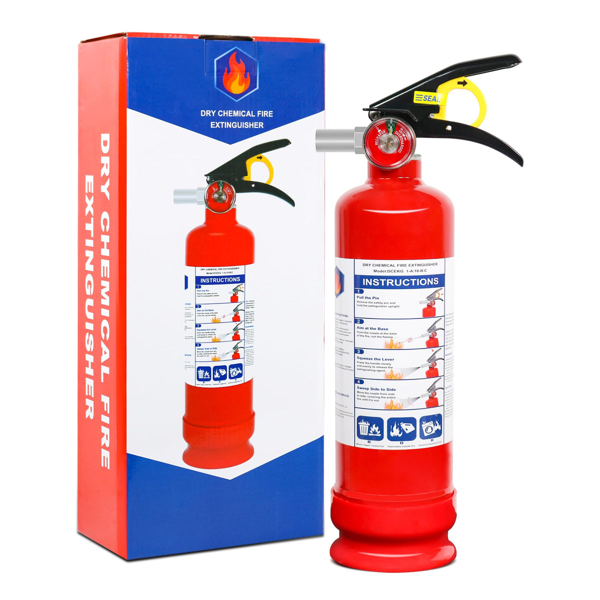 2.5lb Multi-Class Dry Powder Fire Extinguisher H45253