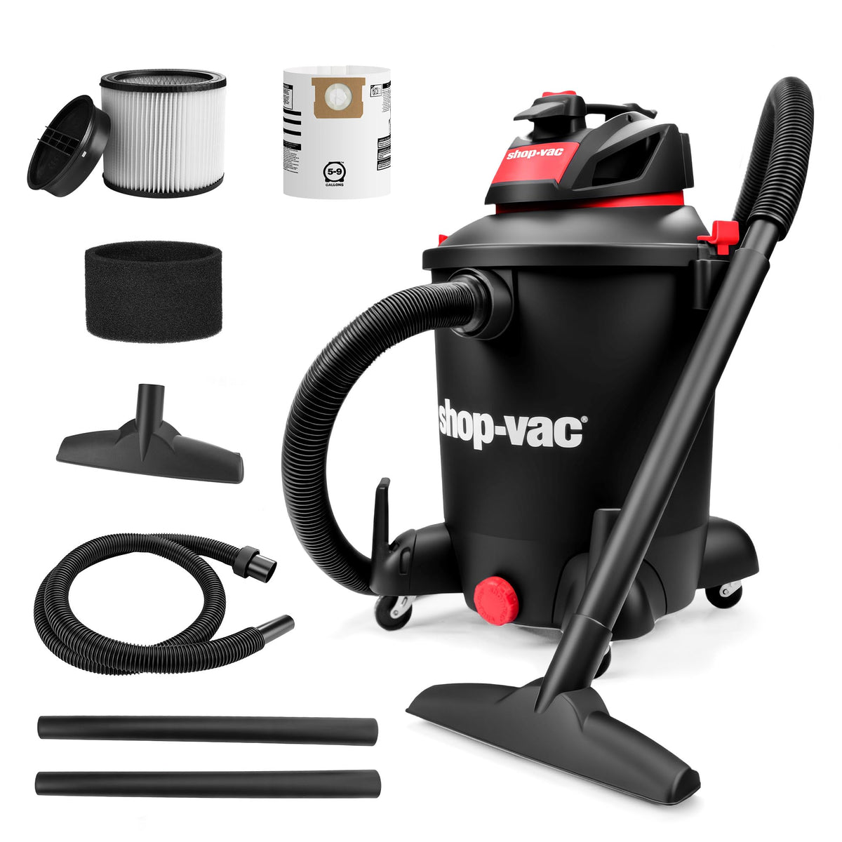10 Gallon 4.5 Peak HP Wet/Dry Vacuum with Blower V84053