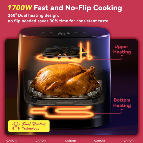 14-in-1 6Qt Air Fryer with Viewing Window L57392