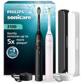 Black & Light Pink 2 Pack Electric Toothbrush A12570