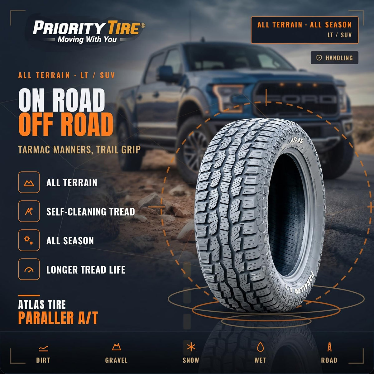 275/55R20 113S All Terrain Tire Y75164
