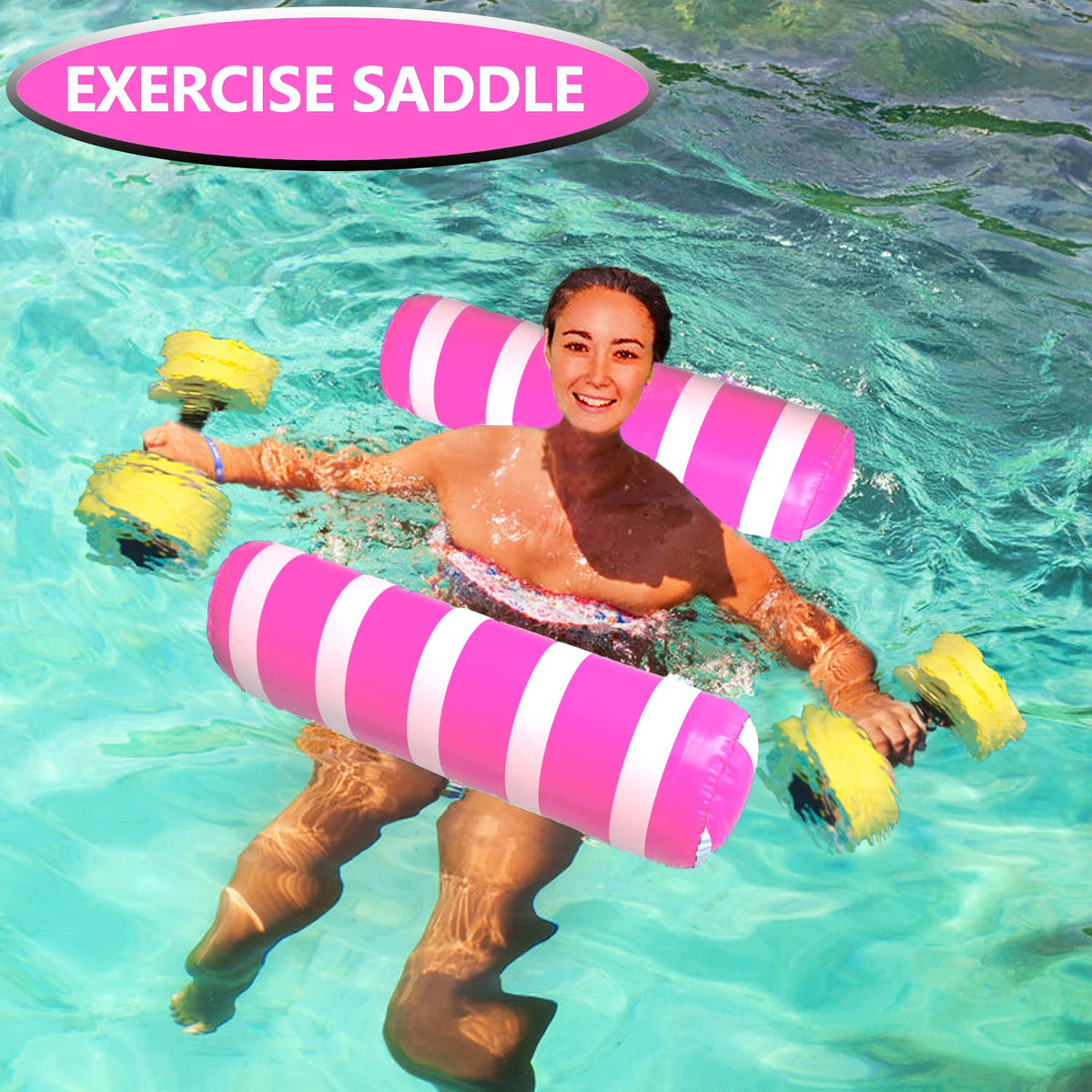 3 Pack Inflatable Pool Floats Adult Size Water Hammock X428480