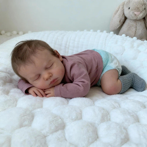 20 Inch Realistic Silicone Reborn Baby Doll Boy with Rooted Hair M819