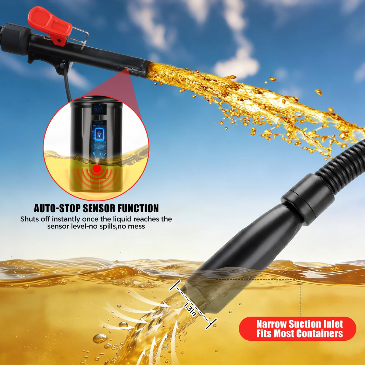 Cordless Fuel Transfer Pump D483