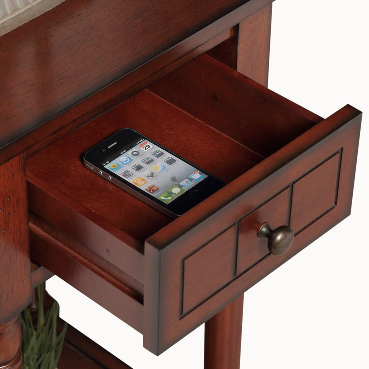 1 Drawer Accent End Table with Storage Drawer and Shelf H46857