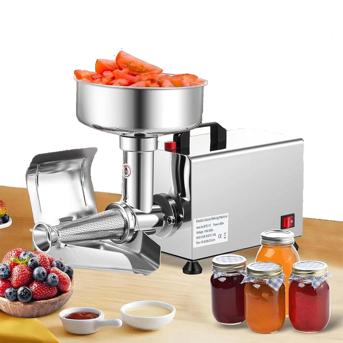 450 Watt Stainless Steel Jam Maker W6440