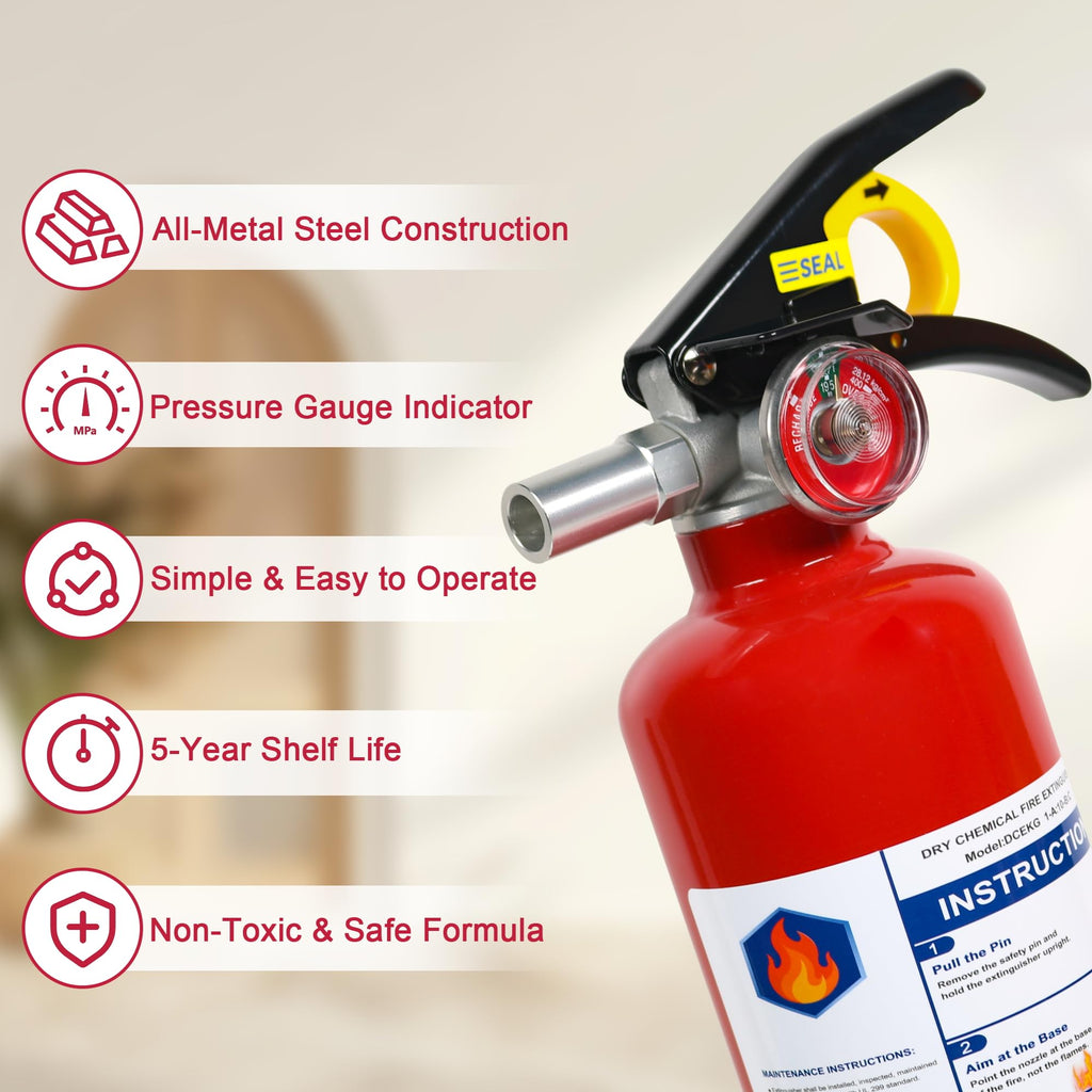 2.5lb Multi-Class Dry Powder Fire Extinguisher H45253
