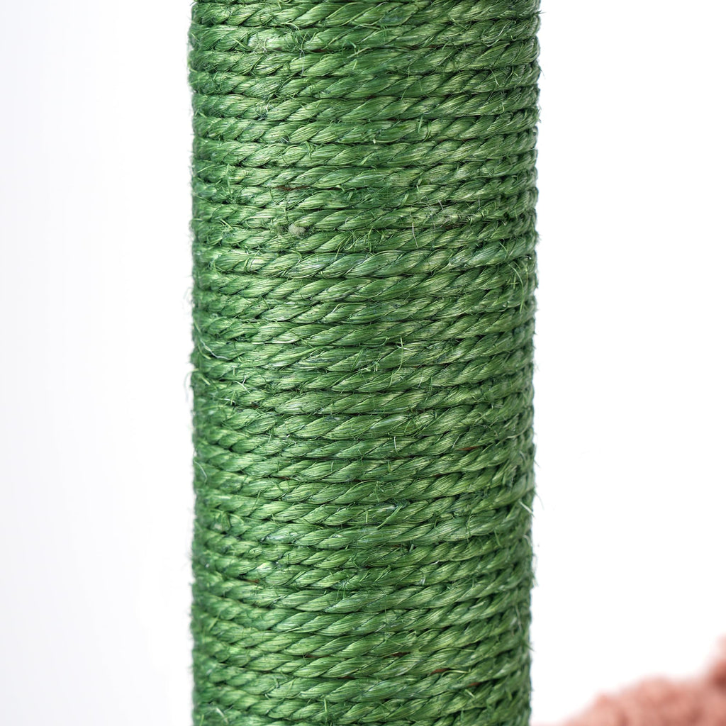 37.4" Green Cactus Cat Tree with Cat Condos and Scratching Post I57645