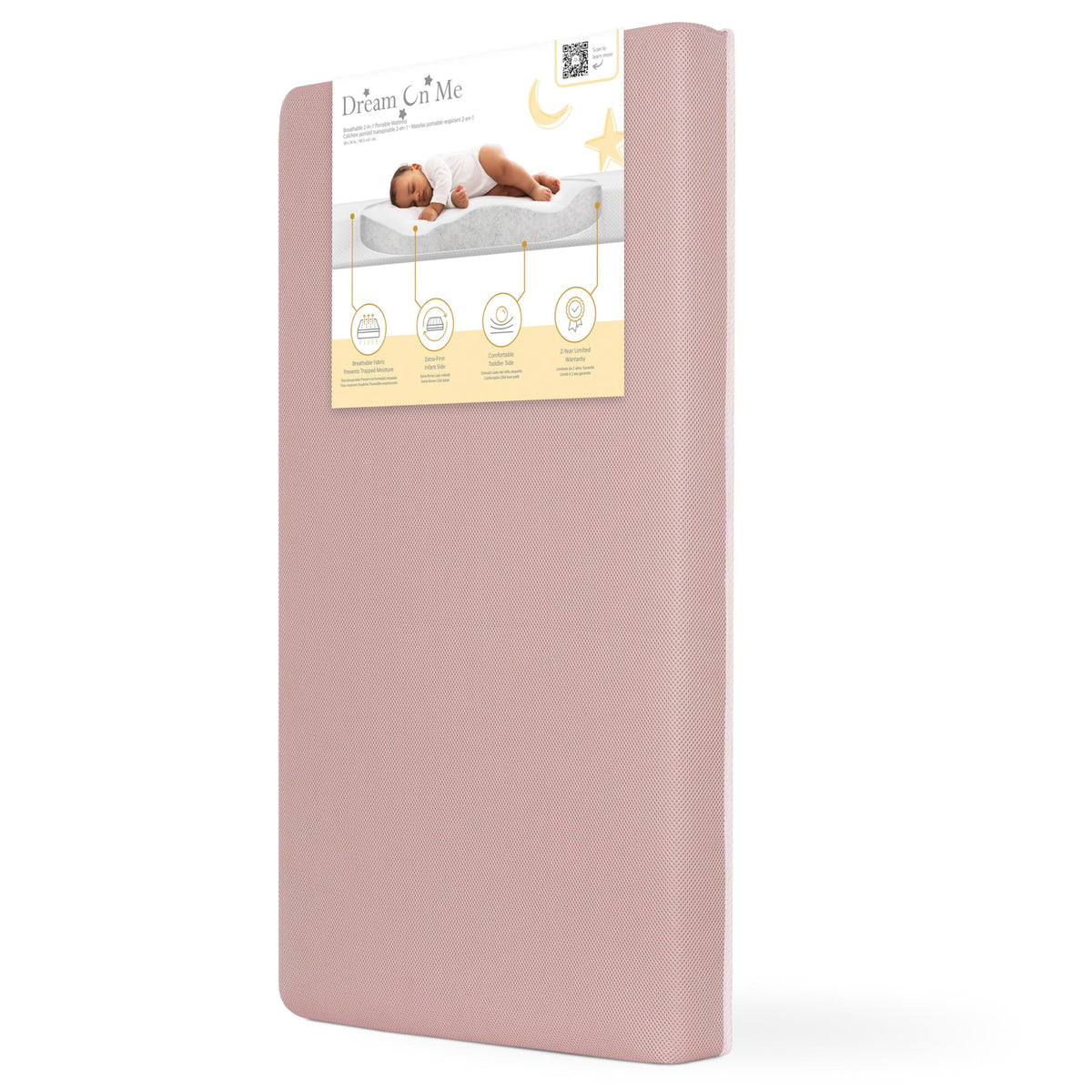 Extra Firm Dual-Sided Baby Crib Mattress with Breathable Fabric R17485