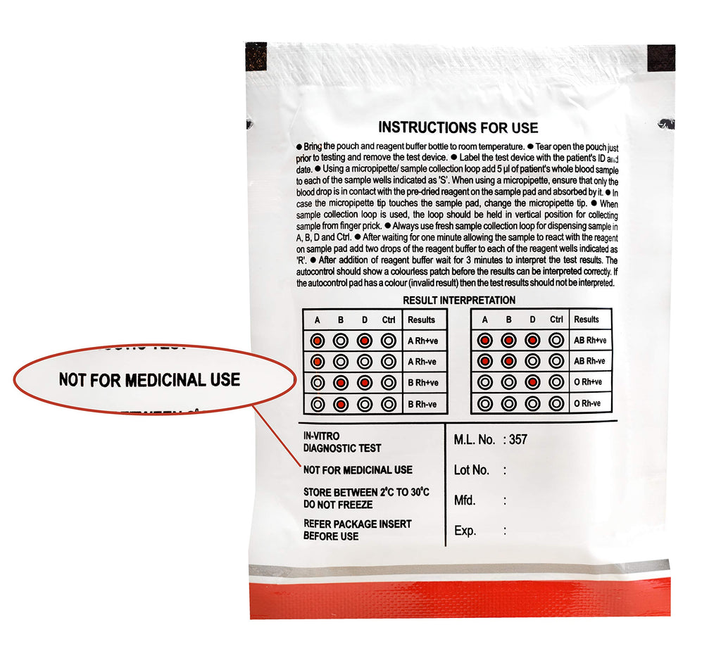 Blood Type Test Kit I941140