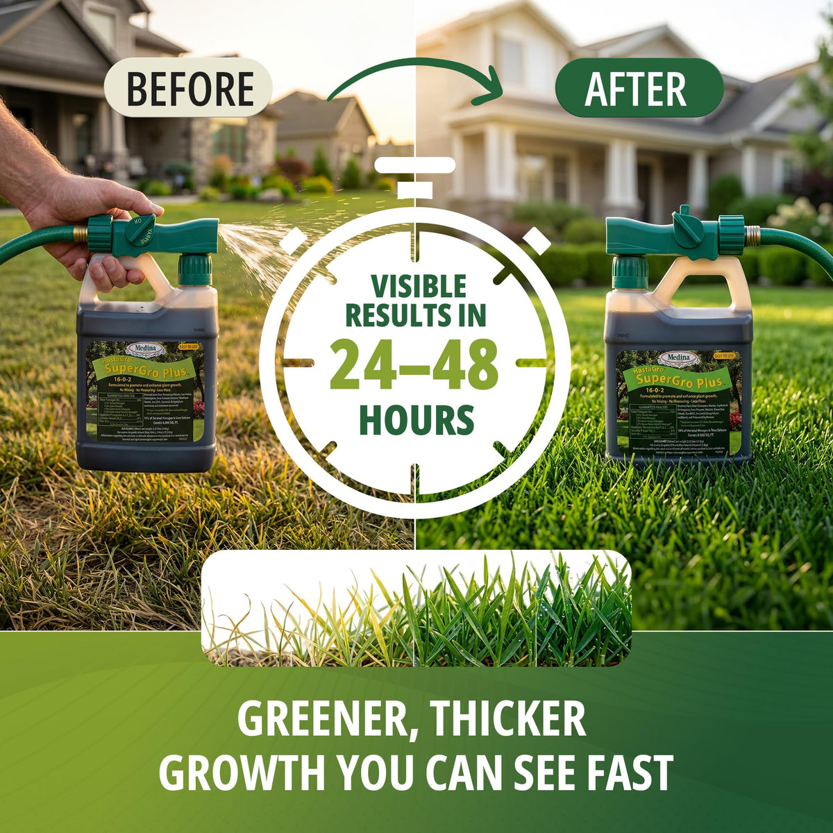 16-0-2 Phosphorus-Free Lawn Fertilizer, 1 Qt J1400