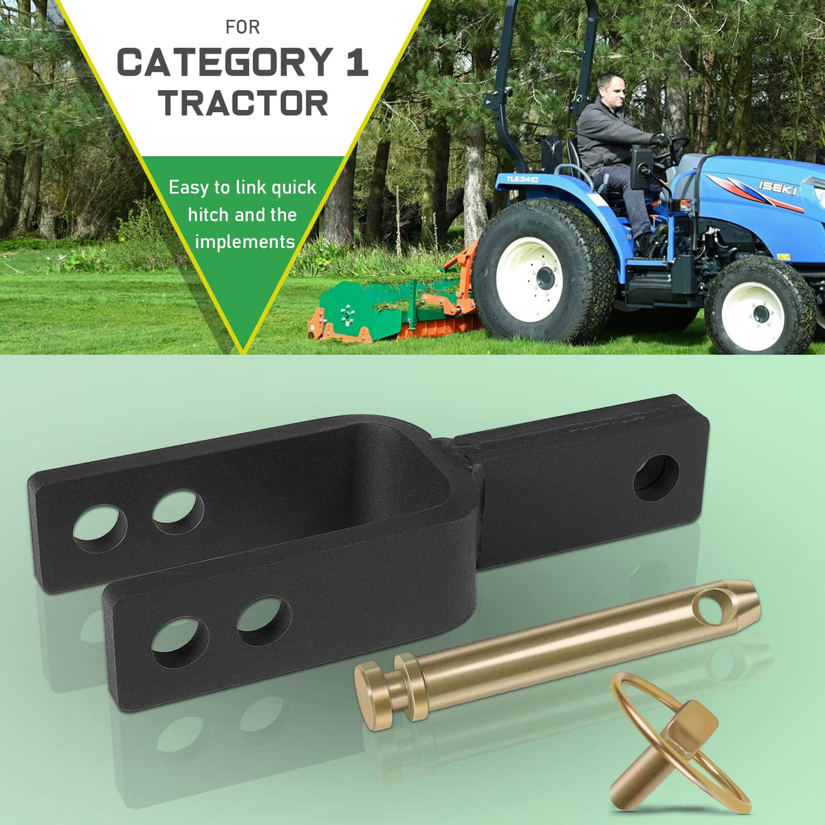 Category 1 3-Point Quick Hitch Adapter S5003