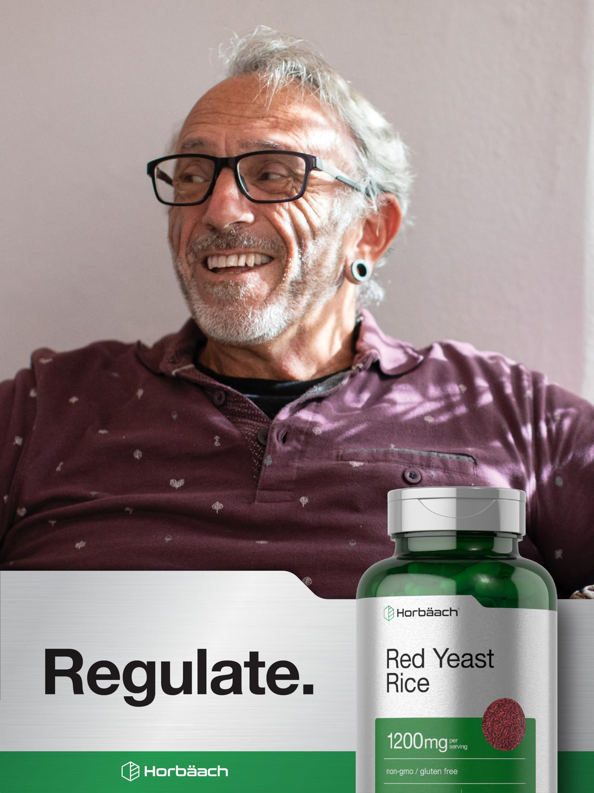Red Yeast Rice 1200 mg 120 Capsules H94468