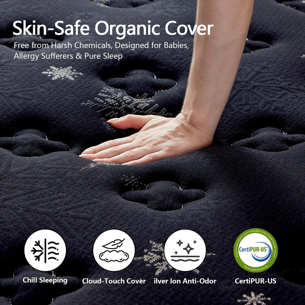 12 Inch Full Hybrid Mattress with Pocket Springs & Cooling Memory Foam C36427