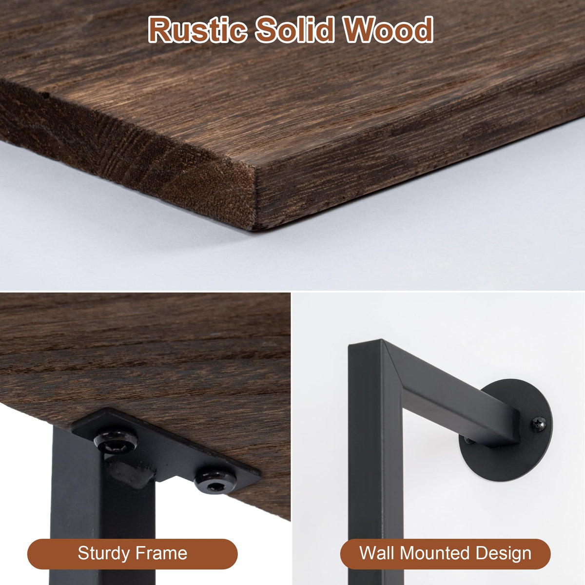 5-Tier Solid Wood Ladder Bookshelf S861