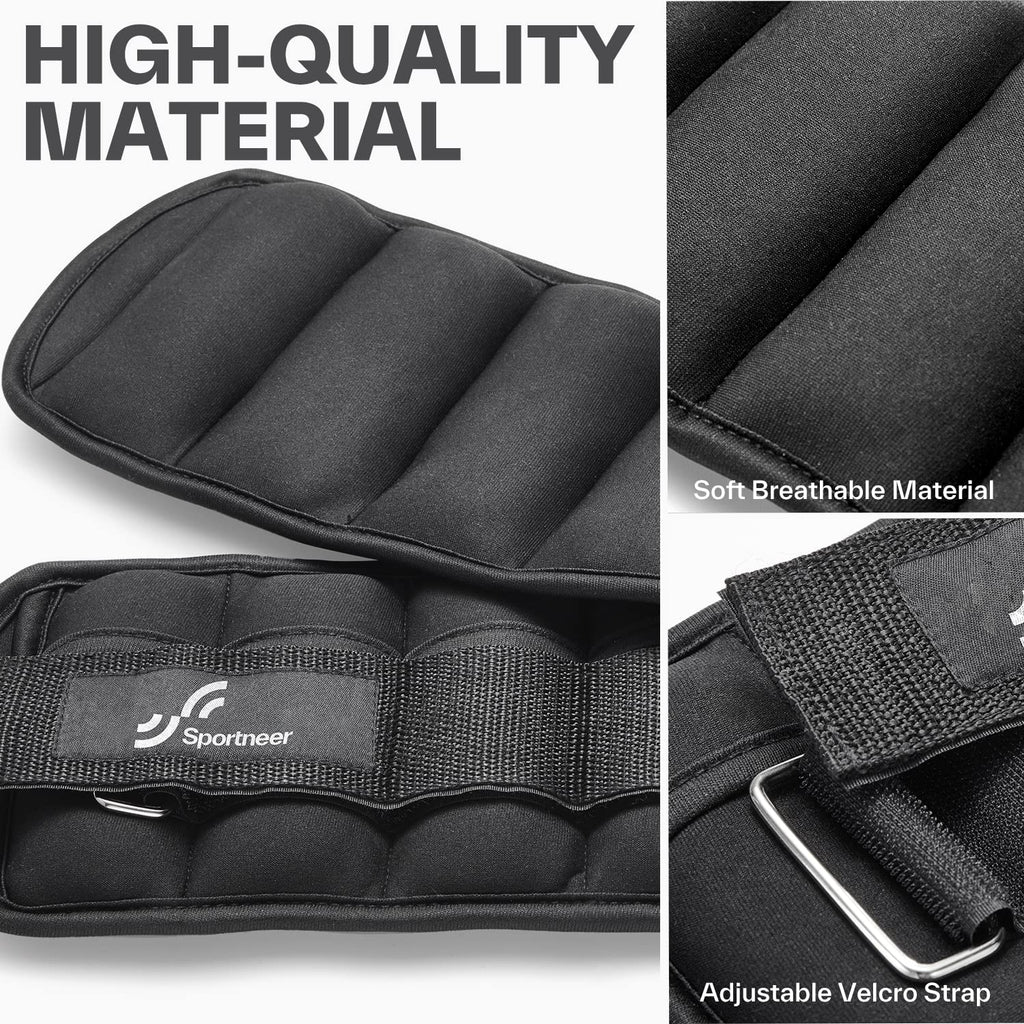 Adjustable Ankle Weights 2-7 lb per Pair W328