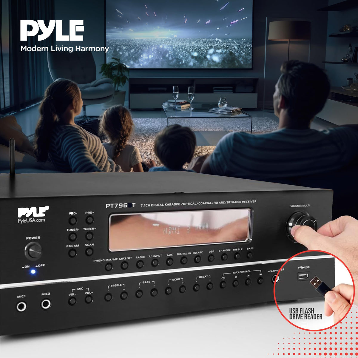 7.1-Channel Bluetooth Stereo Amplifier L48515