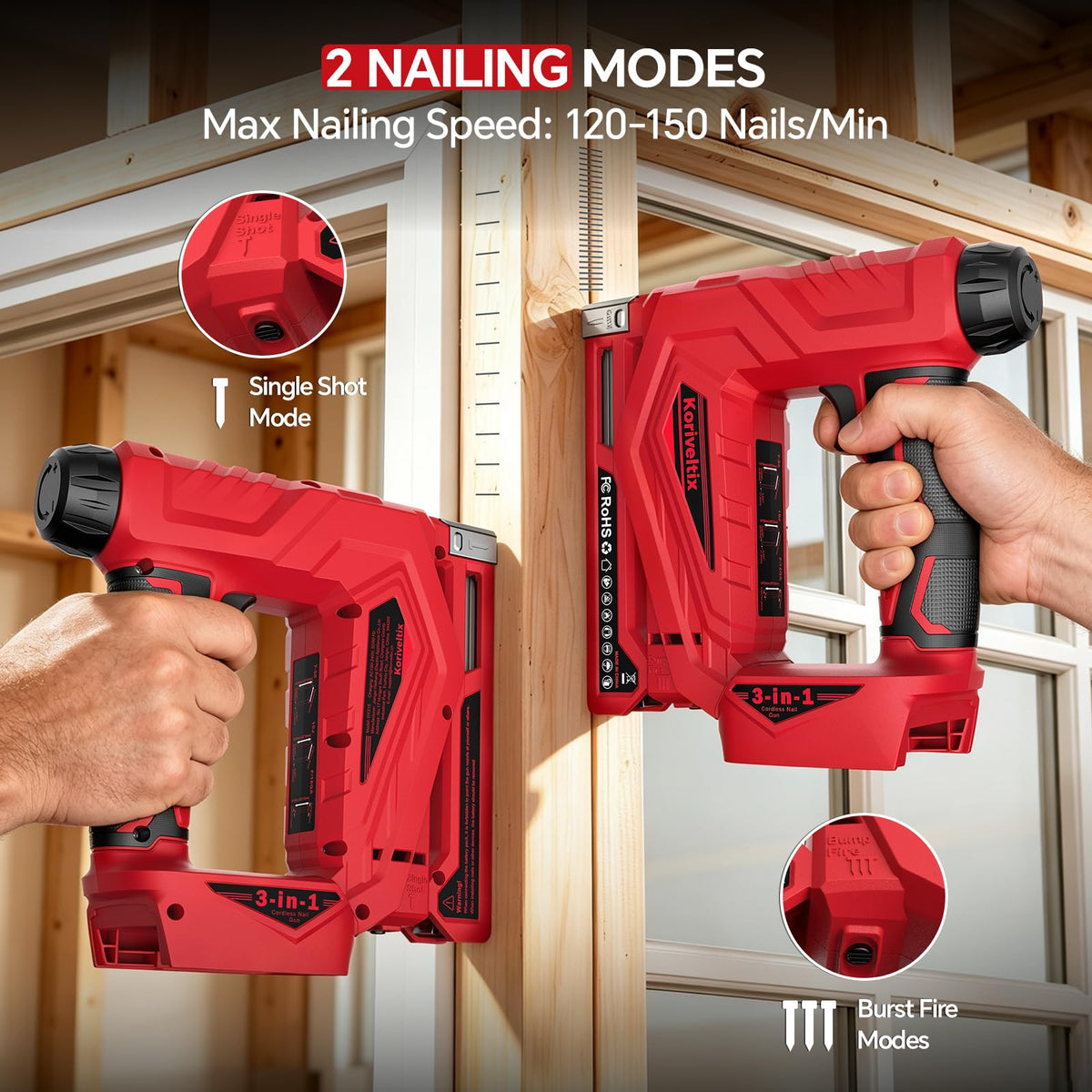 Cordless Staple Nail Gun S150
