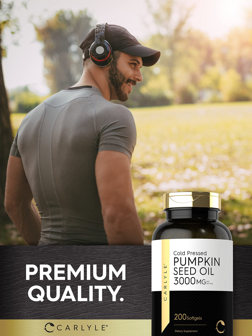 Pumpkin Seed Oil 3000mg 200 Softgels Y87212