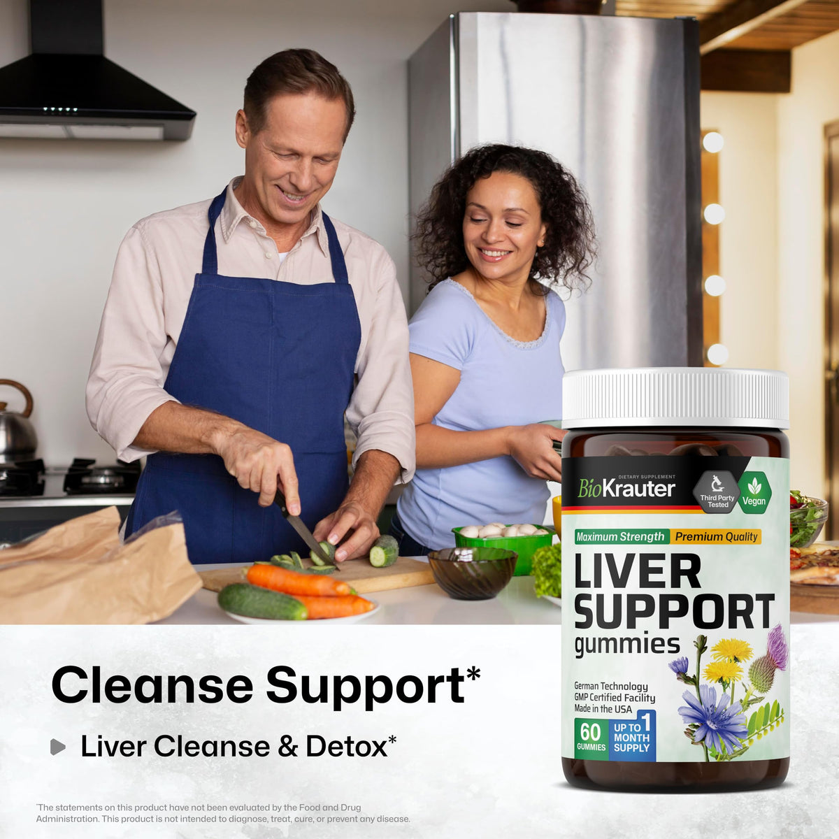 Liver Detox with Vitamin C & Milk Thistle, 60 Gummies L718828