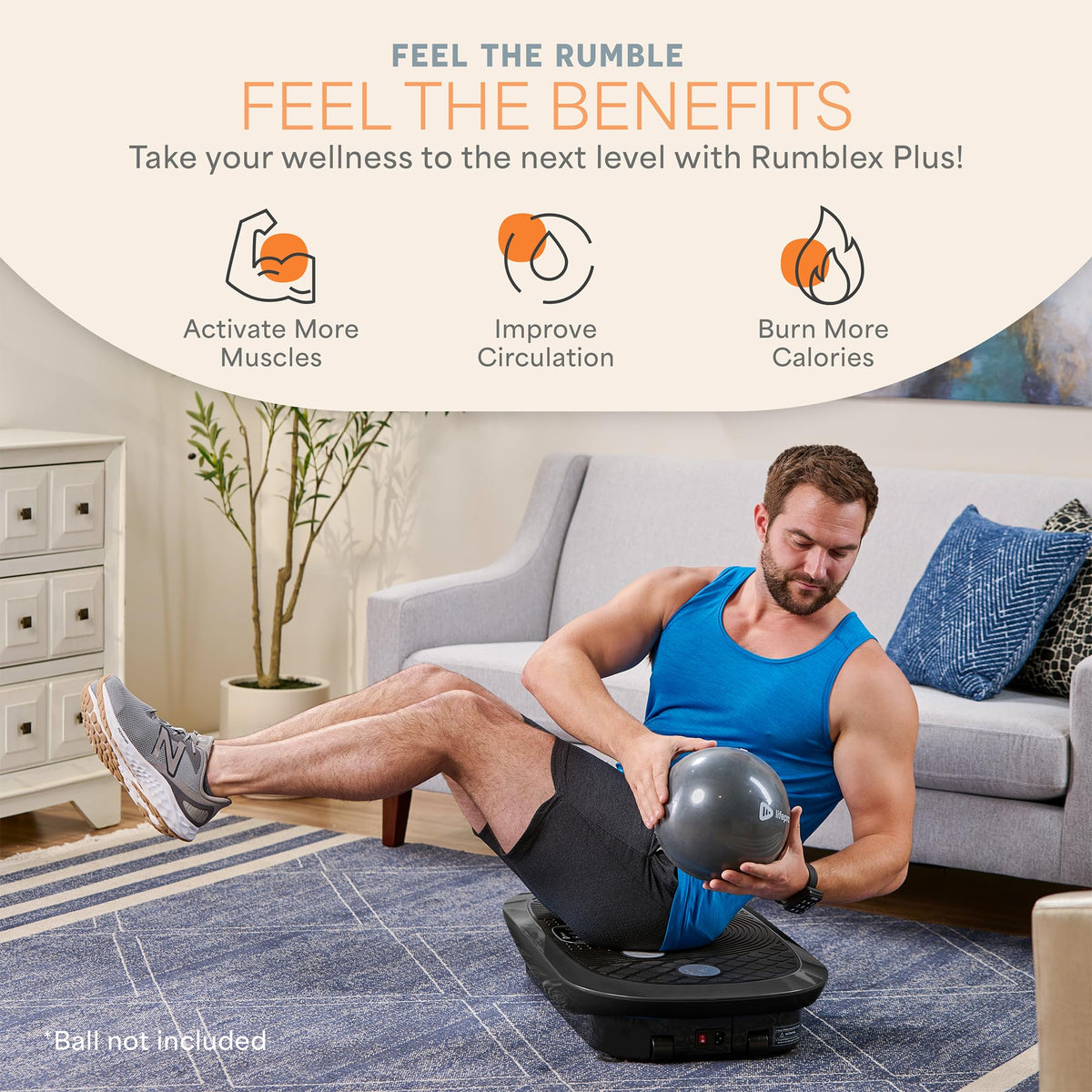 Vibration Plate Exercise Machine with 7 Training Modes Z422