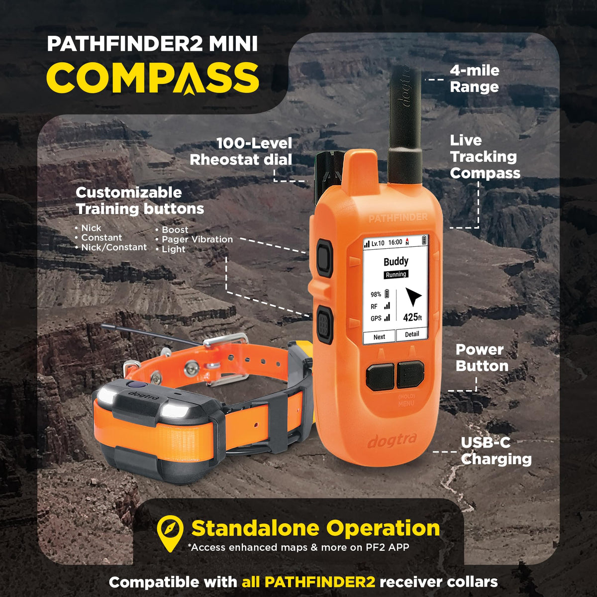 GPS Dog Tracking and Training System I3305