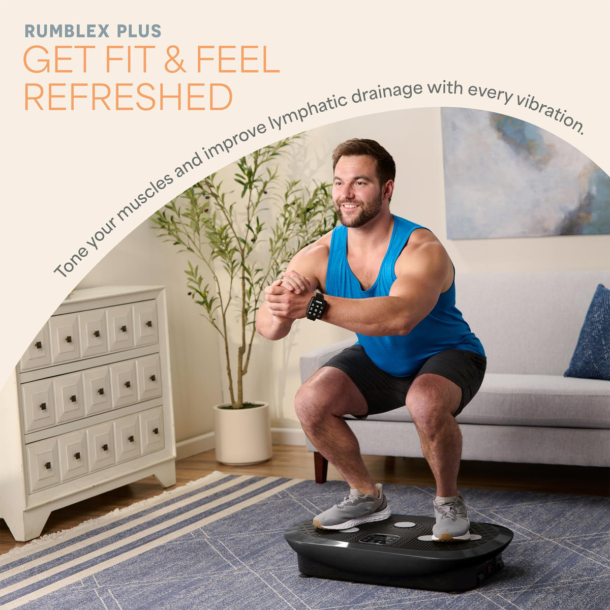 Vibration Plate Exercise Machine with 7 Training Modes Z422