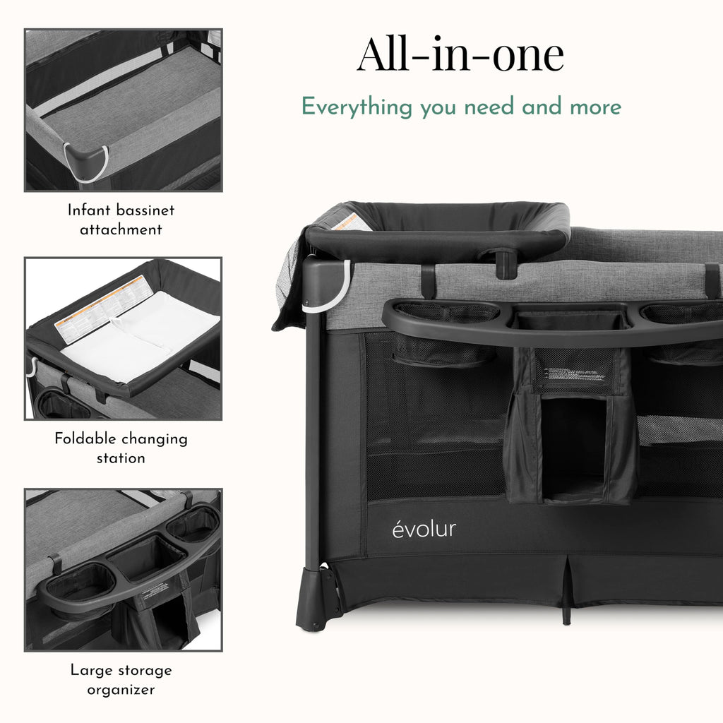 Portable Playard with Bassinet & Changing Table L681255