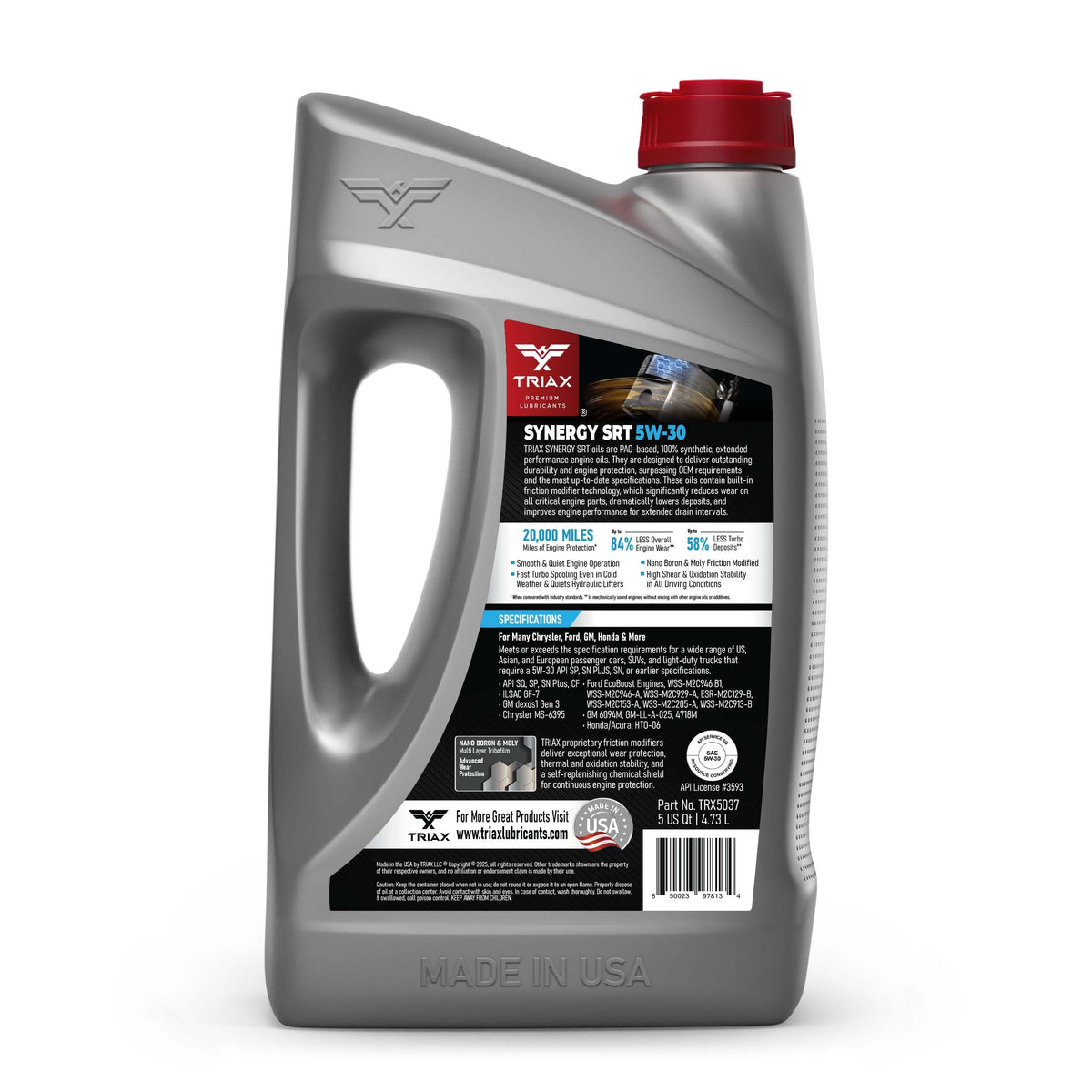 5W-30 Full Synthetic 5 Quart V2399