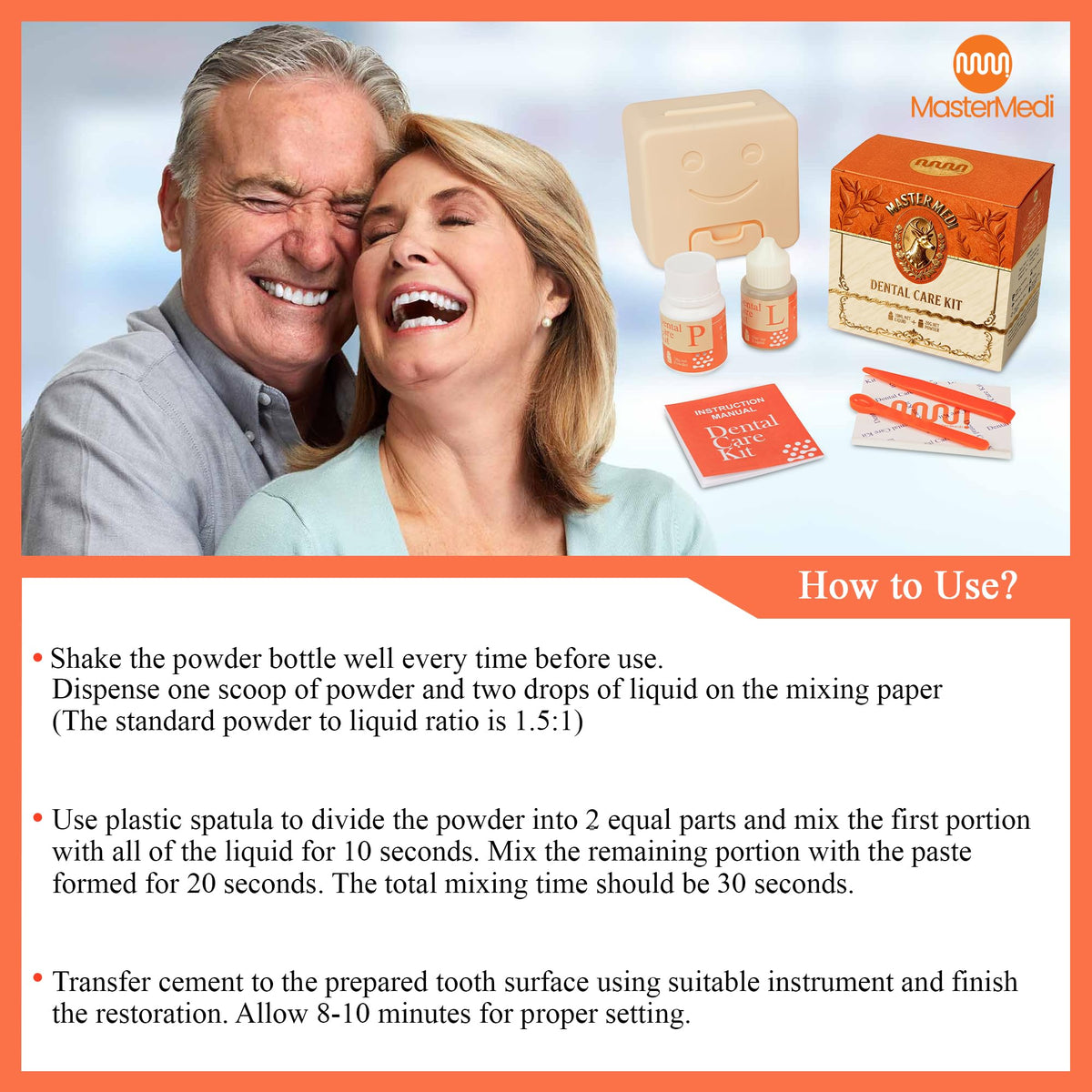 Zinc Oxide Eugenol Dental Cement Kit W2331