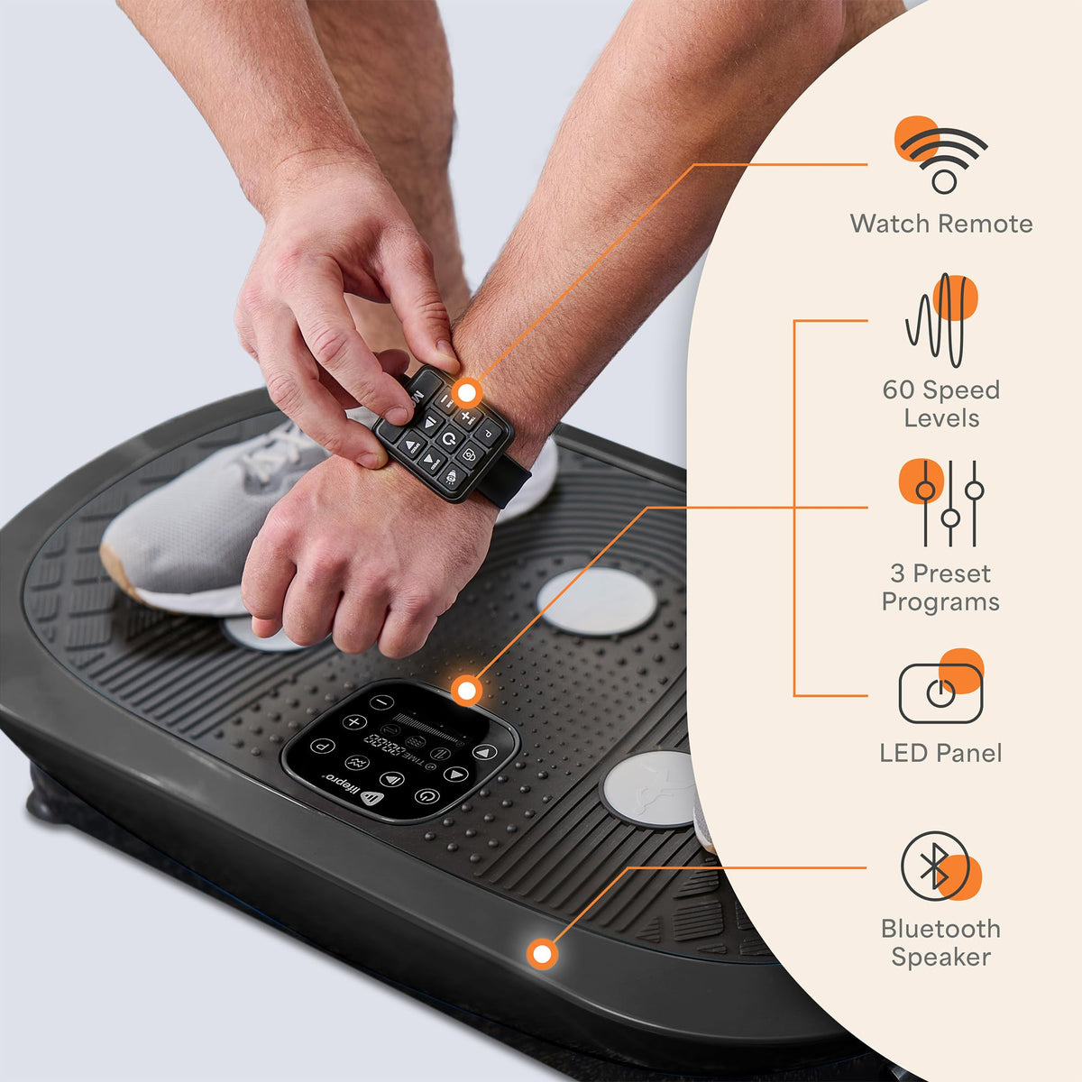 Vibration Plate Exercise Machine with 7 Training Modes Z422