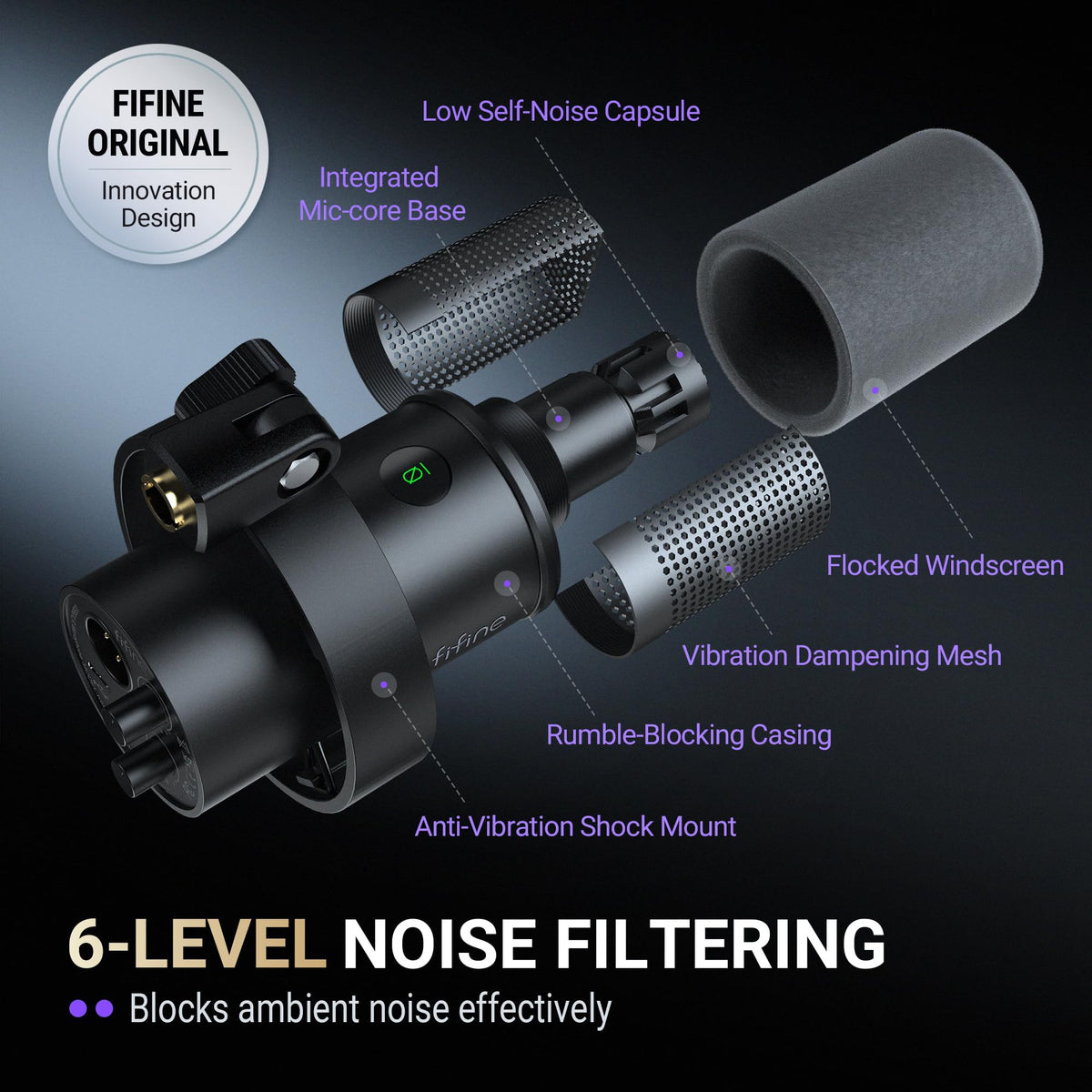 Dynamic XLR USB Microphone S482