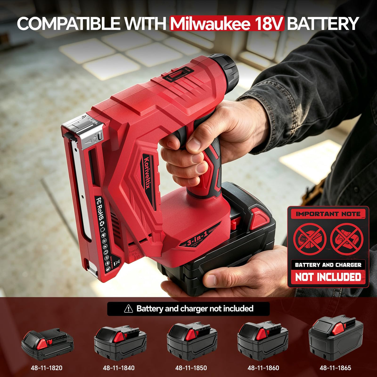 Cordless Staple Nail Gun S150