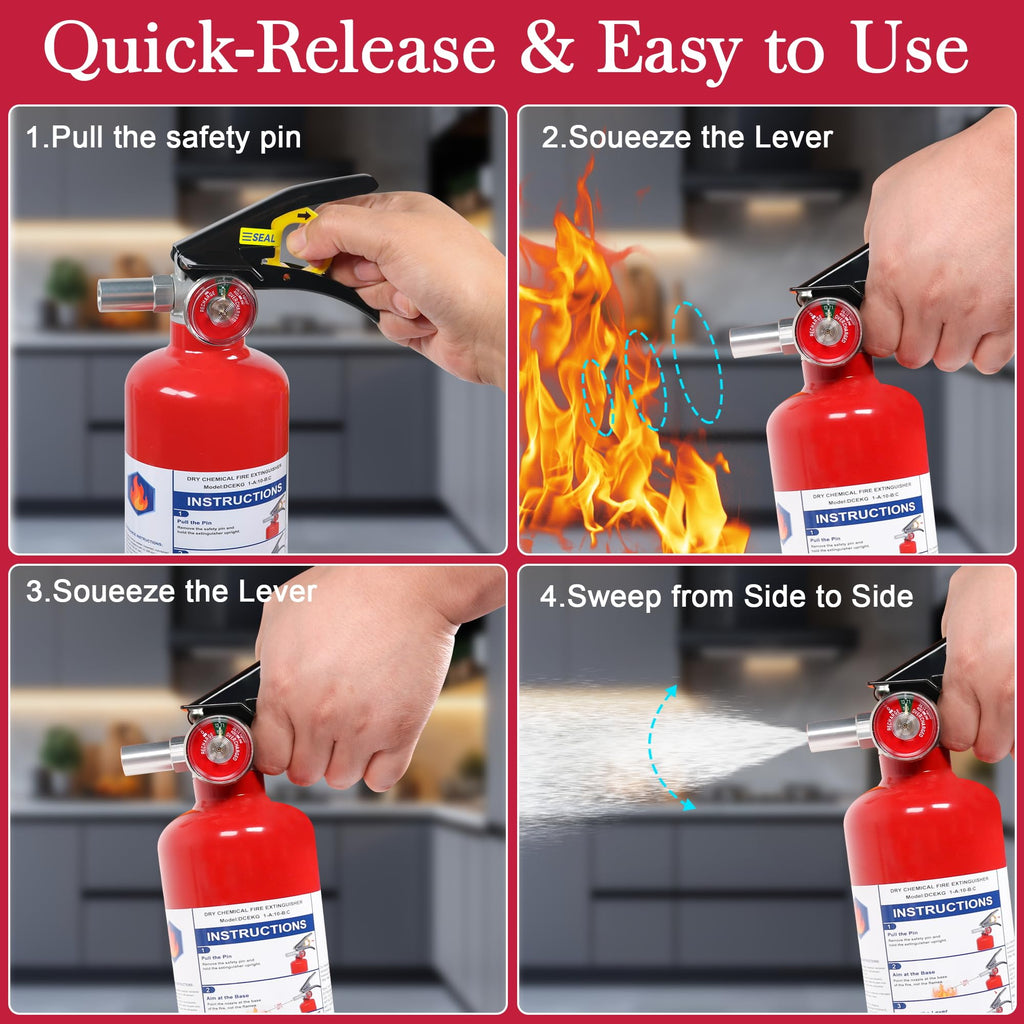 2.5lb Multi-Class Dry Powder Fire Extinguisher H45253